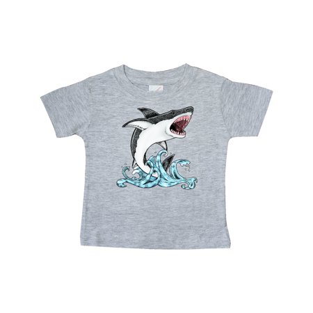 

Inktastic Great White Shark Jumping Gift Baby Boy or Baby Girl T-Shirt