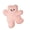 Pink, variant on Yihuala Bear Shape Pillow For Bed Sofa Features Comfortable Filling And Dot Designs