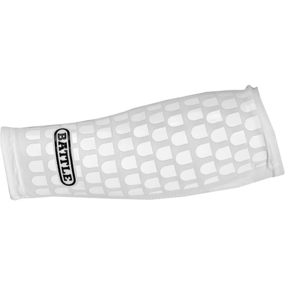 Battle Sports Ultra-Stick Football Forearm Sleeve - Youth L/XL - White