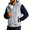 Gray, variant on Jackets for Men Color-Block Long Sleeve Hooded Sweatshirt Jackets Winter Daily Thick Casual Hoodies Jacket Red XXL