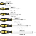 thumbnail image 2 of MKEUDQ-Fixinus 6-Piece Magnetic Slotted Screwdriver Set, Professional Cushion Grip | Flat Head Screwdrivers Hand Tool Set, 2 of 4