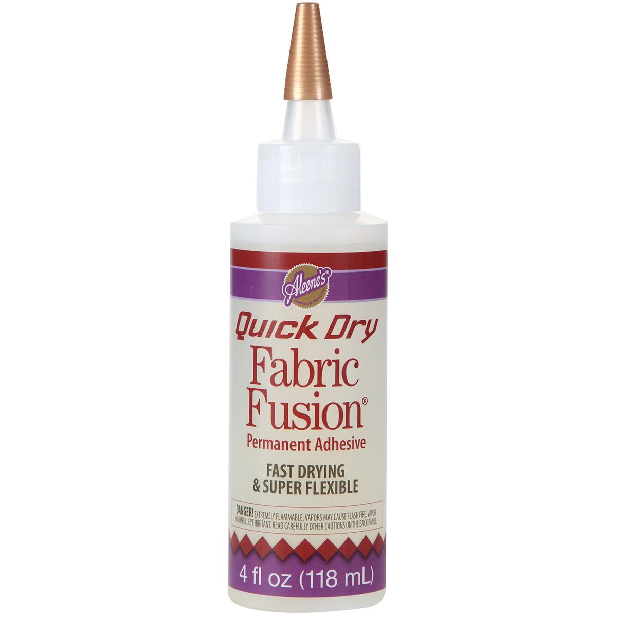 Aleene's® Quick Dry Fabric Fusion 4 fl oz, Dries 5x Faster, Permanent