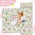 thumbnail image 4 of Pioneer Flower Floral Print Pattern Toddler Nap Mats for Kids Preschool,Sleeping Mat Bag or Kids,Toddler Sleeping Bag,Toddler Nap Mat or Daycare, 4 of 6