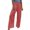 Orange, variant on Pants For Women Dressy Casual High Waist Wide Leg Palazzo Smocked Elastic Waist Loose Comfy Pajama Pockets Track Plus Size Work High Waist Women's Pants
