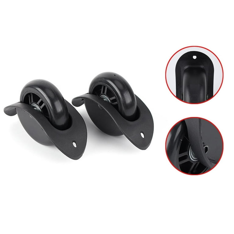 Universal Swivel Castor Trolley Wheels for Hand Luggage Suitcases  Maintenance Spinner Casting Wheels Rubber Wheel Trolley Parts 1pair :  : Fashion