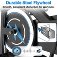 thumbnail image 4 of Kdymod Exercise Bikes for Home，Indoor Exercise Bike with Monitor, Adjustable Resistance, Seat ,Handlebars & Base, Portable Design Home Fitness Workout Cycle for Daily Use Blue, 4 of 10