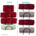thumbnail image 4 of Wallniture Boto Wall Towel Rack for Bathroom Hook and Rack for Towel Farmhouse Bathroom Decor Towel Set, Iron, Black, Set of 4, 4 of 10