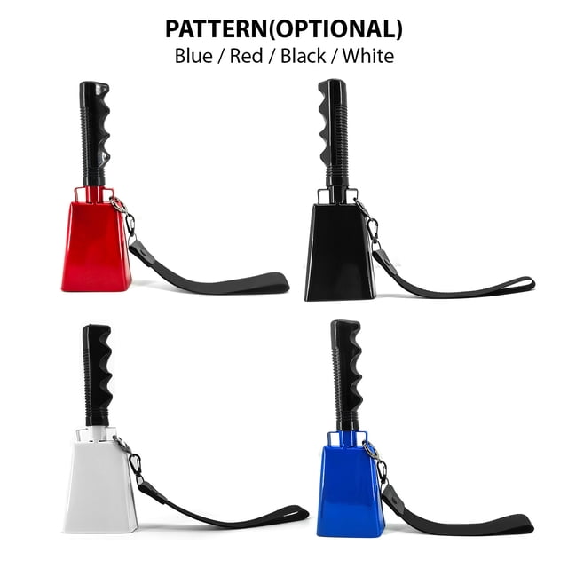 Handbell,Musical Iron Decorations With Wrist Percussion Concert 9 Inch Handle Noise Makers Iron Decorations Hand Bell With Wrist Cow Bells Inch Cow Bell Cow Bell With Party Concert 9 2 Zdhf