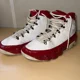 thumbnail image 5 of Ni - ke Air Jordan 9 Retro 302370-160 White Gym Red Shoes Mens Size 9, 5 of 5