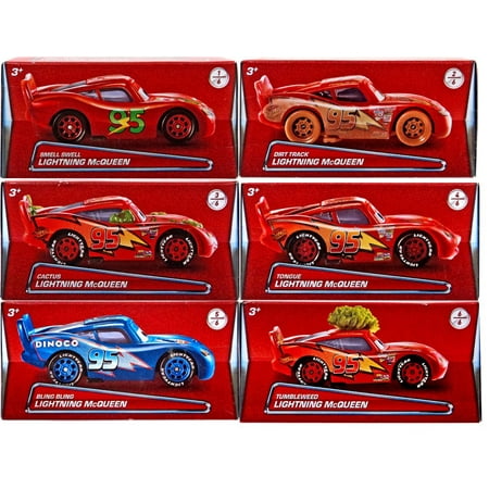 Disney Cars Lightning McQueen Puzzle Box Diecast Car Set