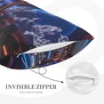 thumbnail image 3 of Balery Futuristic Bar Space View Bedding Queen Pillow Cases - Envelope Closure - Soft Brushed Microfiber Fabric - Shrinkage and Fade Resistant Pillow Cases-14"x20", 3 of 6