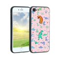 thumbnail image 1 of Compatible with iPhone SE 2022 Phone Case, Cute-Dinosaur-T-Rex-Dino23 Case Men Women, Flexible Silicone Shockproof Case for iPhone SE 2022, 1 of 1
