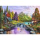thumbnail image 1 of Pintura de diamante (DE1245) 5D DIY paisaje cuadrado bordado decoración del hogar 50x70cm FLhrweasw Nuevo, 1 of 1