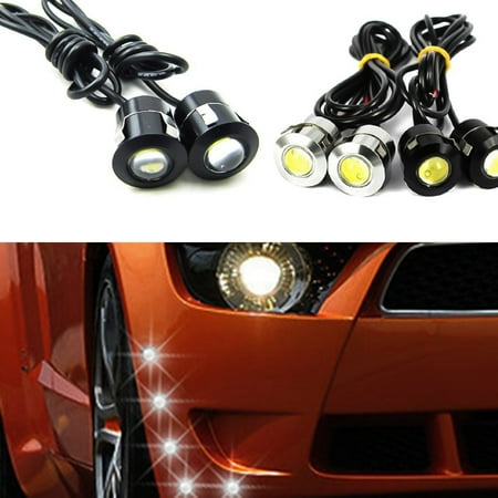 

GWONG 10Pcs LED Bulb Durable High Brightness Aluminium 18mm 9W LED Eagle Eye Bulb for Electric Vehicles