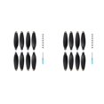 thumbnail image 1 of Cateissary 8 piezas Drone Hélice Desmontable Reemplazo Quadcopter Avión Hélices Componentes Accesorios con tornillo de montaje Type1 NO1, 1 of 6