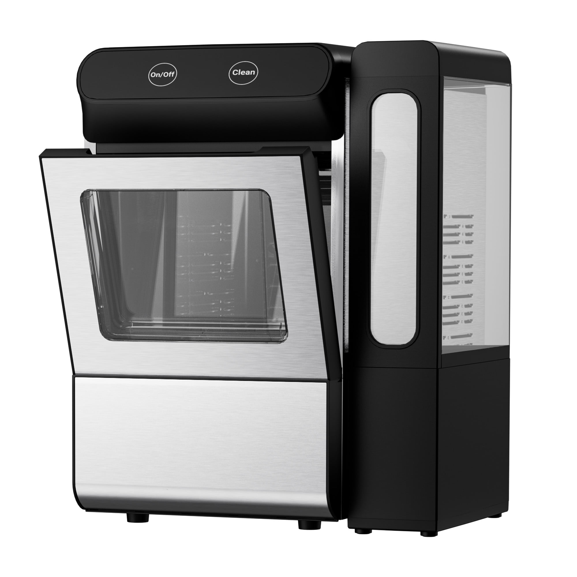 EUHOMY Nugget Ice Maker Countertop 26lbs/Day, 4.3L Water Tank, Portable Chewable Ice Machine for Home, Office & Bar