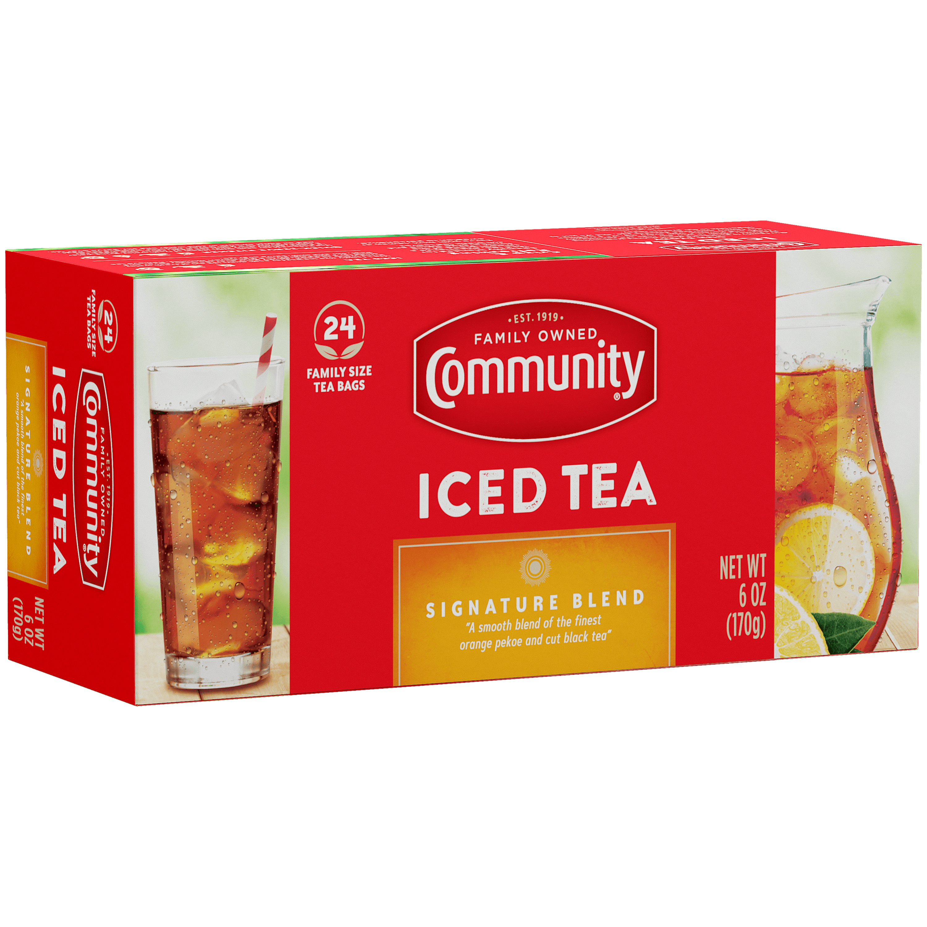 (3 pack) Community Coffee Signature Iced Tea 24 Ct Box