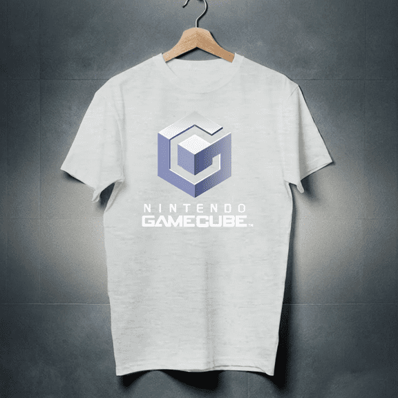 New Shirt Gamecube Retro Video Game Logo Men's Black T-Shirt Funny Size S to 5XL