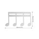 thumbnail image 5 of Clip de libro de música, soporte de página de libro portátil de Metal, Clip para Piano, guitarra, soporte de partituras, 5 of 8