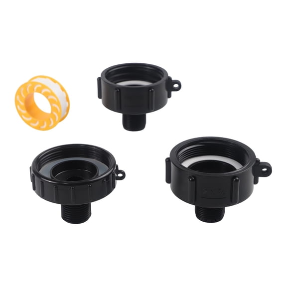 2 Inch Female Thread to 34 Inch Male Thread Adapter for Garden Hose Connections