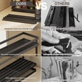 thumbnail image 4 of Organizador de especias extraíble de 2 niveles Magheo, metal negro, 4 of 8