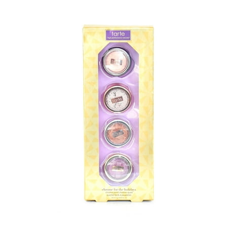 Tarte Chrome For The Holidays Eye Paint Shadow Quad 4-Piece Set (Includes: Wild At Heart, Frose, Citrine, Pink Diamonds)