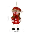 thumbnail image 3 of Mecorevxz Christmas Fabric Hanging Ornaments,Christmas Cute Snowman Doll Small Pendant Christmas Tree Hanging Decorations,Car Hanging Decoration, 3 of 6