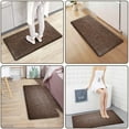 thumbnail image 5 of Kitchen Mat Cushioned Anti-Fatigue Floor Mat Waterproof Non-Slip Standing Mat Ergonomic Comfort Floor Mat Rug for Home,Office,Sink,Laundry,Desk 39"(L) x 20"(W),Brown, 5 of 12