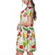 thumbnail image 2 of Balery Cartoon Vegetables Vestidos sueltos de manga corta para mujer, vestidos de verano 2025, vestidos casuales de corte A con vuelo., 2 of 6