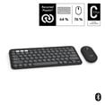 thumbnail image 1 of Logitech Pebble 2 Combo, Wireless Keyboard and Mouse, Quiet and Portable, Customizable -  Graphite, 1 of 11