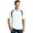 White & Black, variant on Sport-Tek T476 Mens Dry Zone Colorblock Raglan Polo T-Shirt, White & Black - Extra Small
