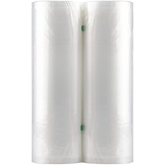 2Pack (Total 100Feet) 8x50 Rolls Vacuum Sealer Bags Rolls with BPA Free,Heavy Duty Vacuum Food Sealer Storage Bags Rolls,Cut to Size Roll,Great for Sous Vide