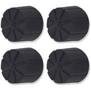 Soft Silicone Protective Lens Cap Lens Cover, Stretch Fit - Element Proof (65-85mm, Black) by vizemo (4 Pieces)