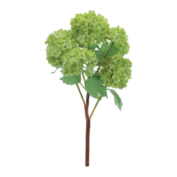 Melrose Hydrangea Artificial Floral Spray - 11.5"- Green - Set of 2