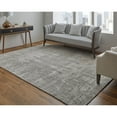 thumbnail image 2 of Feizy Eastfield Modern Abstract, Gray/Ivory, 4' x 6' Accent Rug Sheen Handmade Casual Distressed Floor Rug for Living room Bedroom, 2 of 8