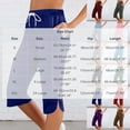 thumbnail image 3 of Oksale Capri Pants for Women with Pockets Casual Drawstring Stretch Waisted Capris Petite Loose Fit Cropped Trousers 2026 Sky Blue S, 3 of 6