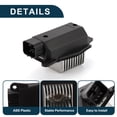 thumbnail image 4 of Resistor del Motor del Ventilador HVAC Unique Bargains No.6C3Z19E624AA para Ford Excursion 2002-2005 Negro, 4 of 6