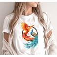 thumbnail image 1 of T-Shirt Phoenix et Paon Yin Yang : T-Shirt Unité Inspirante - comme sur l'Image - TG, 1 of 2