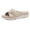 Beige, variant on VerPetridure Women's Sandals Summer Casual Wedge Comfort Sandals Heel Comfortable Large Size Sandals