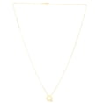thumbnail image 2 of 14K Yellow Gold Block Initial "Q" on 0.50mm Box Chain with Lobster Clasp 16-18in, 2 of 4