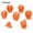 orange, variant on 7Pcs/Set Gifts For TRPG DND Multifaceted Leisure Entertainment Toys Board Game Game Accessory Dice Set ORANGE