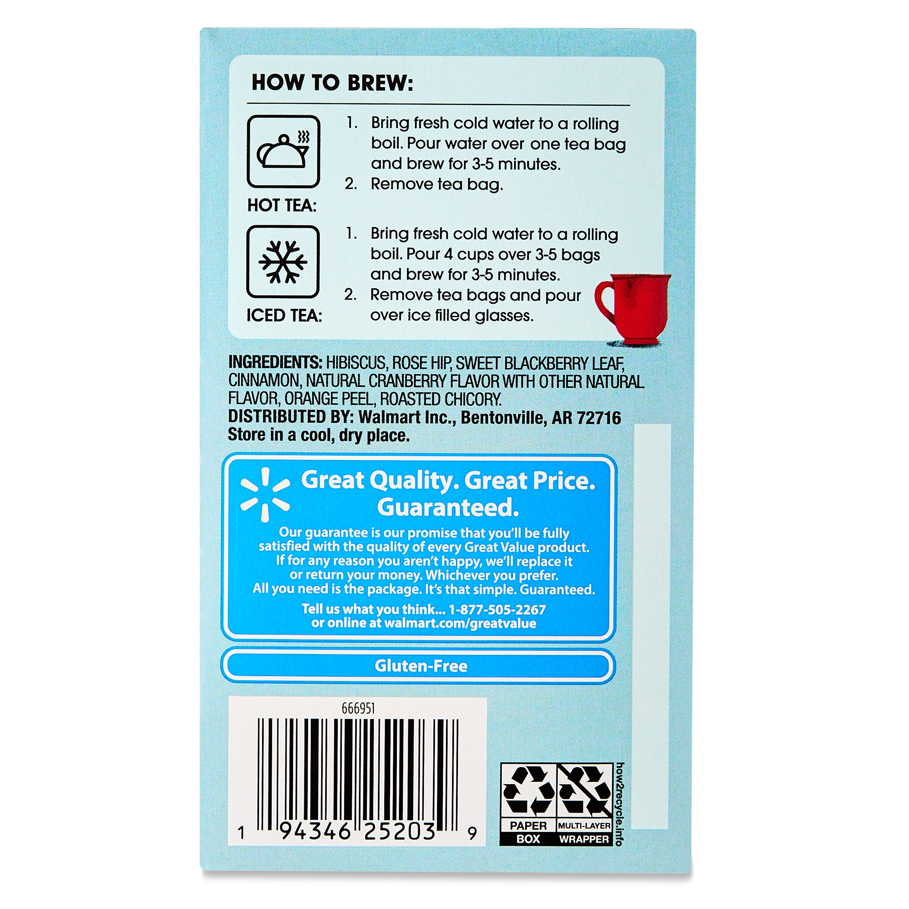 Great valueページ Great Value - Brandclub - GV Cranberry Hibiscus Herbal Tea