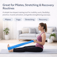 thumbnail image 2 of NIUTA® Resistance Bands, 3 Pack Exercise Bands Fitness Bands with 3 Levels, Flat Stretch Bands for Exercise, Pilates, Yoga, Physical Therapy, Home Workout Bands Resistance Set for Women & Men, 2 of 7