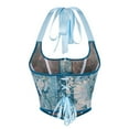 thumbnail image 3 of Tuosodrolic Vintage Corset Tops Women Renaissance Bustier Tops Retro Flroal Camis Halter Neck Overbust Bodice Boned Crop Tops, Vacation Corsets for Women Renaissance Crop Tops, 3 of 6