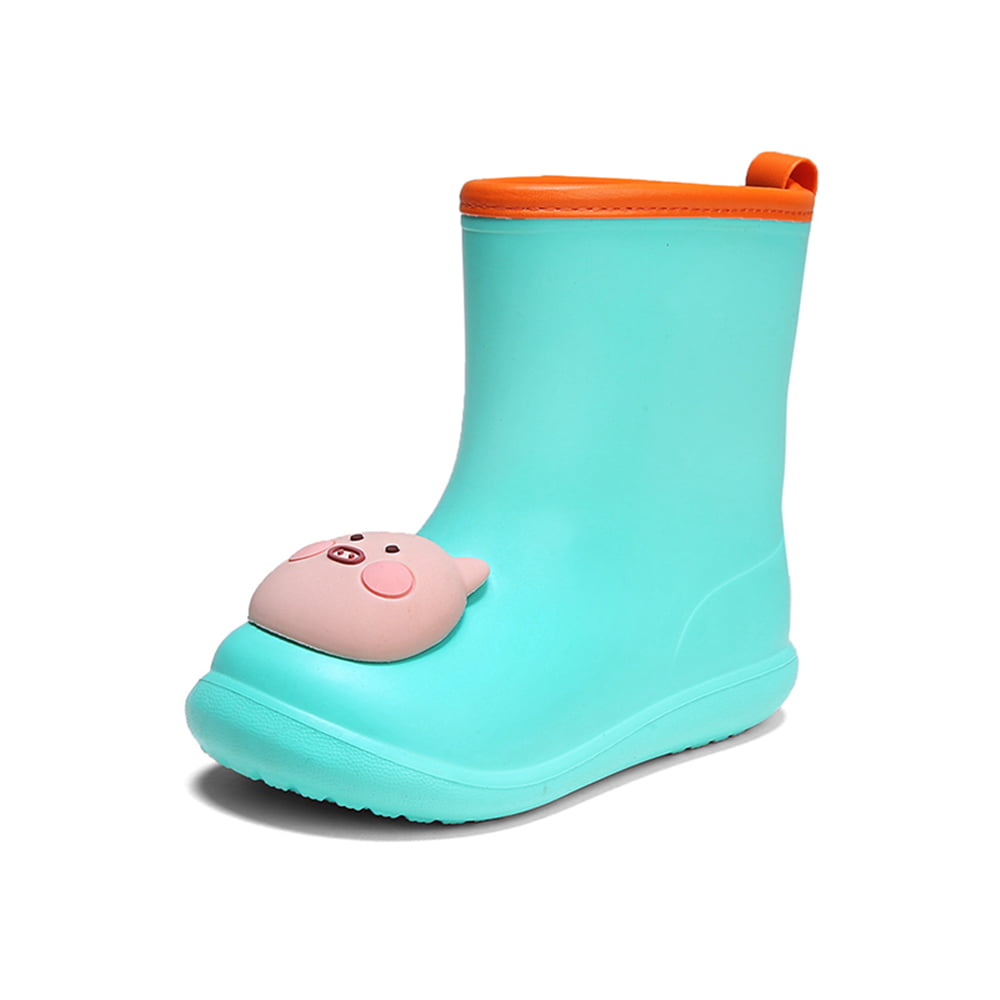 Girls Boy Wellies Rain Boots Shoe Waterproof Jelly Baby Anti-skid Water Shoes 