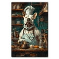 thumbnail image 3 of Funny Dog Kitchen Wall Art - Dining Room Wall Decor - Dogo Argentino Cooking Food Canvas Prints for Farmhouse Kitchen Decor, Modern Restaurant Painting Artwork, 3 of 6