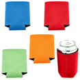 thumbnail image 4 of Foldable Can Cooler Sleeve, Insulated Beverage Can Holder, Dive‑Style Colorful Can Cooler, Reusable Beer Can Protector, Party Drink Can Insulator, Non-Scratch Anti-Slip Can Protector,Red, 4 of 5