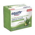 thumbnail image 1 of Jabón de tocador Equate aloe vera y aceite de argán 4 barras 110 g c/u, 1 of 4