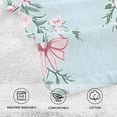 thumbnail image 5 of Ryvnso Flowers Bows Cotton Hand Towels Sets Face Towel 2 PCs Bathroom Decorative, 5 of 7