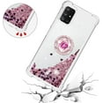 thumbnail image 5 of Case for Samsung Galaxy A71 5G, Galaxy A71 5G Case Glitter Clear TPU Cute Love Moving Quicksand Sparkle Phone Case with Stand Liquid Shockproof Cover for Samsung Galaxy A71 5G Rose Gold YBZ, 5 of 12